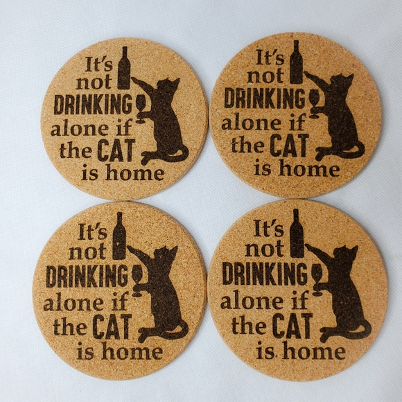 Its Not Drinking Alone If The Dog Is Home Coasters - Picture 6 of 7